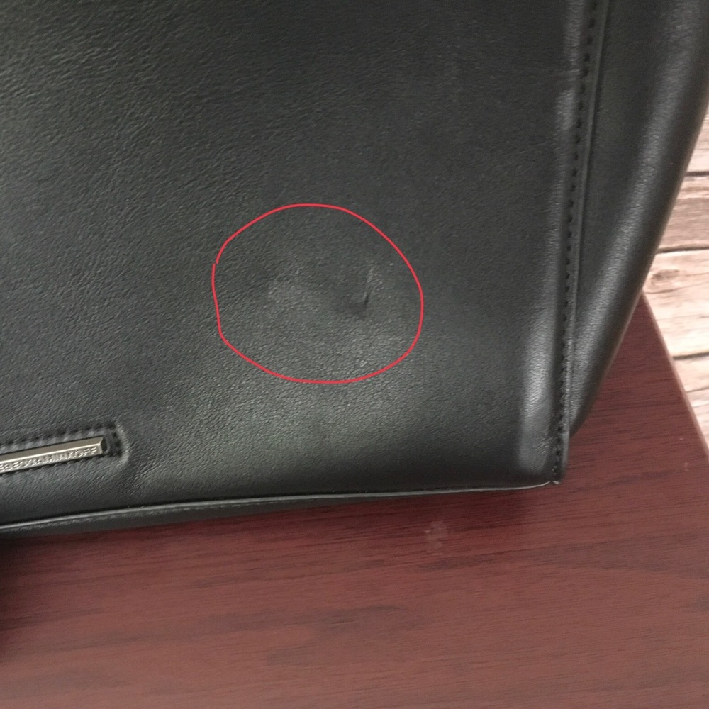 Rebecca Minkoff Black Leather Ring Satchel Bag - Picture 3 of 8